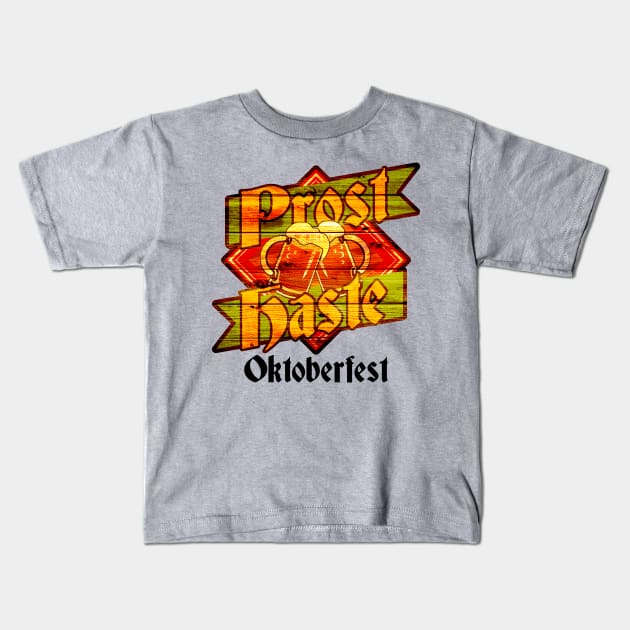 Prost Haste Kids T-Shirt by ilcalvelage